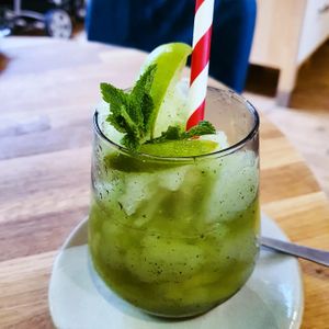 Tropical crushie at Cafe U in Kelso