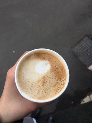 Take away cappuccino at Tessari Caffetteria Bistrot in Padua