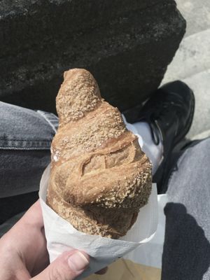 Croissant with pomegranate filling  at Tessari Caffetteria Bistrot in Padua
