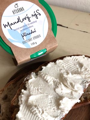 Almond ricotta at Kytky K Sežrání in Prague