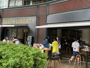 From outside  at Beef & Liberty Burgers - Stanley in Hong Kong Island