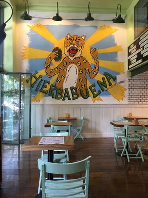 Inside  at Hierbabuena Vegan in Buenos Aires