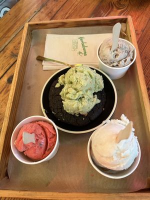 Ice cream😄 at Hierbabuena Vegan in Buenos Aires