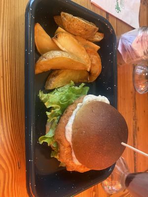 Frenchy burger   at Hierbabuena Vegan in Buenos Aires