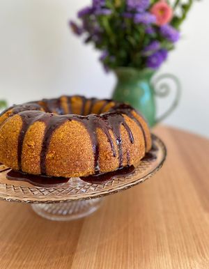 Our vegan, brazilian style carrot cake at Gloria in Brunswick