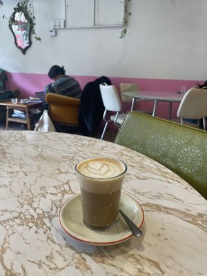 Soy latte  at Gloria in Brunswick