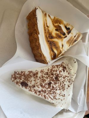 Banoffee tart and lemon meringue pie  at Gloria in Brunswick