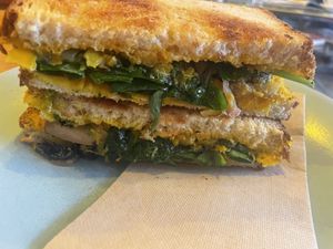 Tofu nori toastie   at Gloria in Brunswick