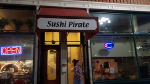 Exterior, October 2021. Shares a space with Sushi Pirate. at Hunan Chinese Restaurant in La Crosse