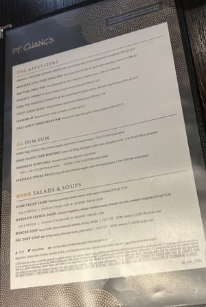 Bad news: They’ve dropped the veggie lettuce wrap app at this location. They won’t / can’t swap tofu in for chicken. Good news: they will swap in tofu for meat in entrees her at ATL - P.F. Chang's - TA in College Park