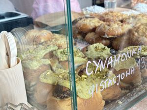   at Baja Wegańska Cukiernia in Warsaw