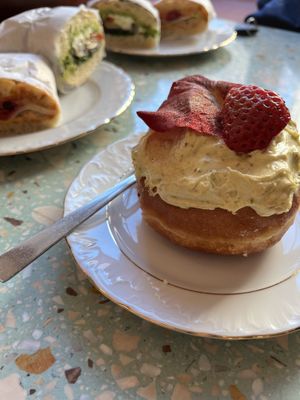   at Baja Wegańska Cukiernia in Warsaw