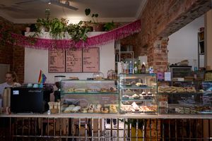   at Baja Wegańska Cukiernia in Warsaw