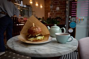   at Baja Wegańska Cukiernia in Warsaw