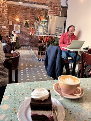 Interior. at Baja Wegańska Cukiernia in Warsaw