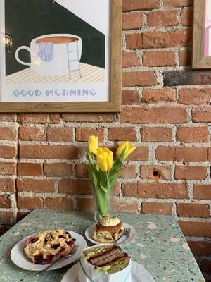   at Baja Wegańska Cukiernia in Warsaw