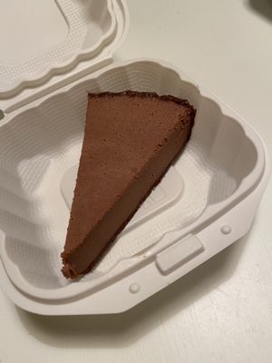 chocolate pie at Shangri-la Buddha in Albany