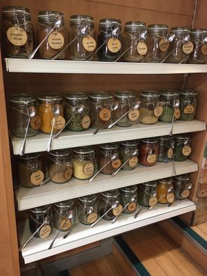 Refill herbs and spices. at The Beecham Weigh in Malton