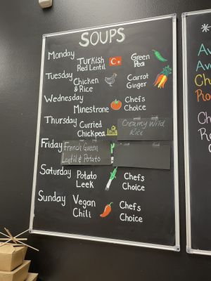 The vegan chili was excellent   at Nature's Harvest in Poughkeepsie