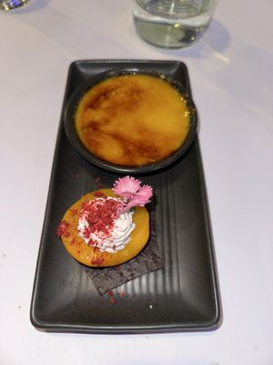 Creme brulee  at Dockside in Wellington
