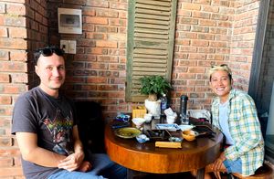 they said: with a little money i can eat a lot of delicious foods😄 at Tinh Quan in Da Nang