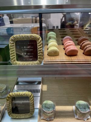 Vegan macarons! at Gion Iriser Vegan Sweets in Osaka