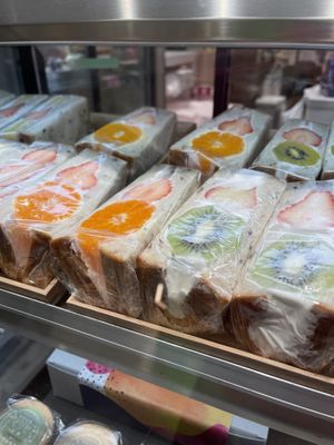 Fruity creamy sandos! at Gion Iriser Vegan Sweets in Osaka