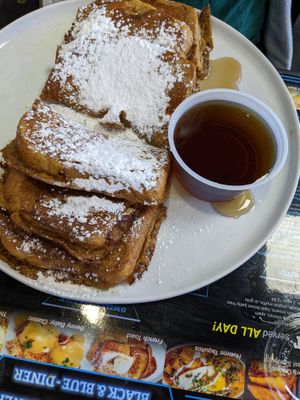 vegan french toast 9/10! at Black & Blue Diner in Las Vegas