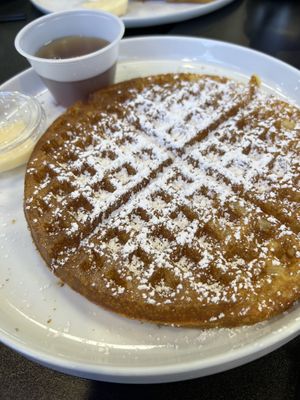 Their waffle is also GF! It’s light and fluff.  at Black & Blue Diner in Las Vegas