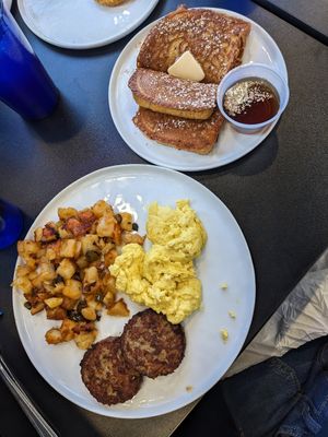 Vegan jackpot plate at Black & Blue Diner in Las Vegas