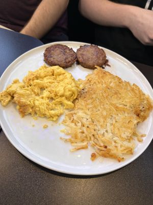 Vegan Jackpot breakfast  at Black & Blue Diner in Las Vegas