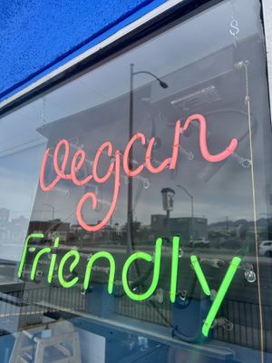 Neon Signage outside   at Black & Blue Diner in Las Vegas