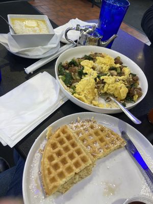 Huge portions!  at Black & Blue Diner in Las Vegas