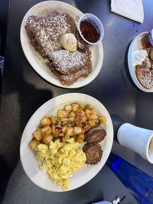 Jackpot breakfast  at Black & Blue Diner in Las Vegas