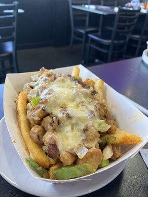 Loaded fries  at Black & Blue Diner in Las Vegas