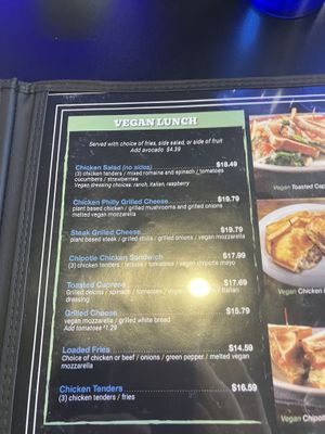  #Veganuary at Black & Blue Diner in Las Vegas