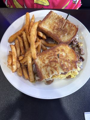 Steak sandwich   at Black & Blue Diner in Las Vegas