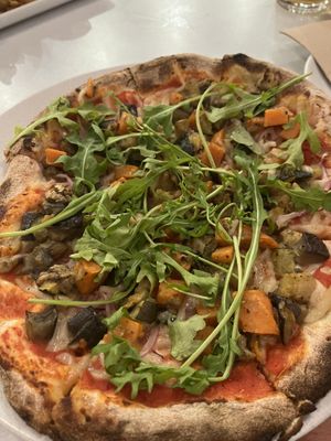 Vegan pizza   at Slipstream Brewing Company in Yeerongpilly
