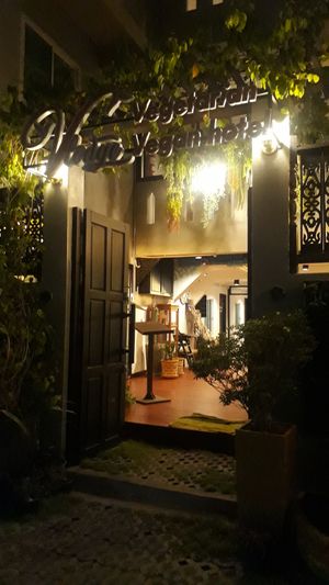 Outside at Vlodge Vegan Hotel in Chiang Mai