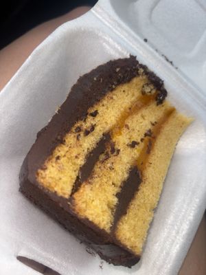 Jaffa cake cake   at Milton Chippy in Stoke-on-trent