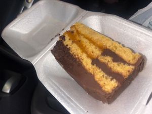 Jaffa cake cake   at Milton Chippy in Stoke-on-trent