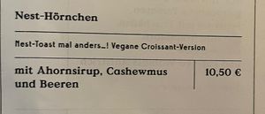 Croissant “Nest Hörnchen"  at Das Nest in Mainz