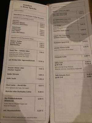 Drinks  #Veganuary at Das Nest in Mainz