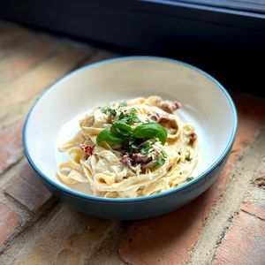 Tagliatelle at VegStyle Bistro in Lucenec