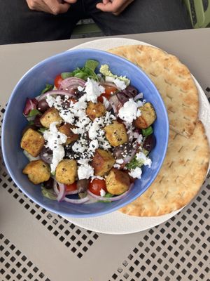 Gyros bowl  at VegStyle Bistro in Lucenec
