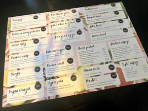 New menu  at VegStyle Bistro in Lucenec