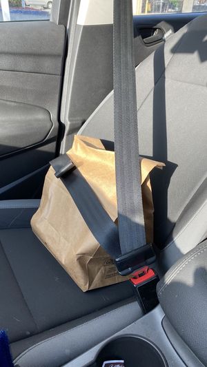 Secure the bag   at Greens N Teff in Arlington