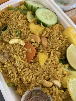 Pineapple fried rice at Yaowarat in Toronto