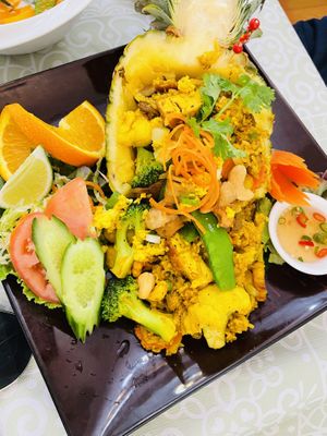 Pineapple fried rice  at Yaowarat in Toronto