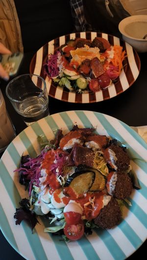 Falafel salads at Mifuku サンドイッチ - Maybe closed in Osaka
